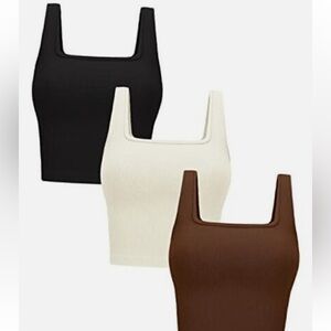 Crop Top Tank Set New!